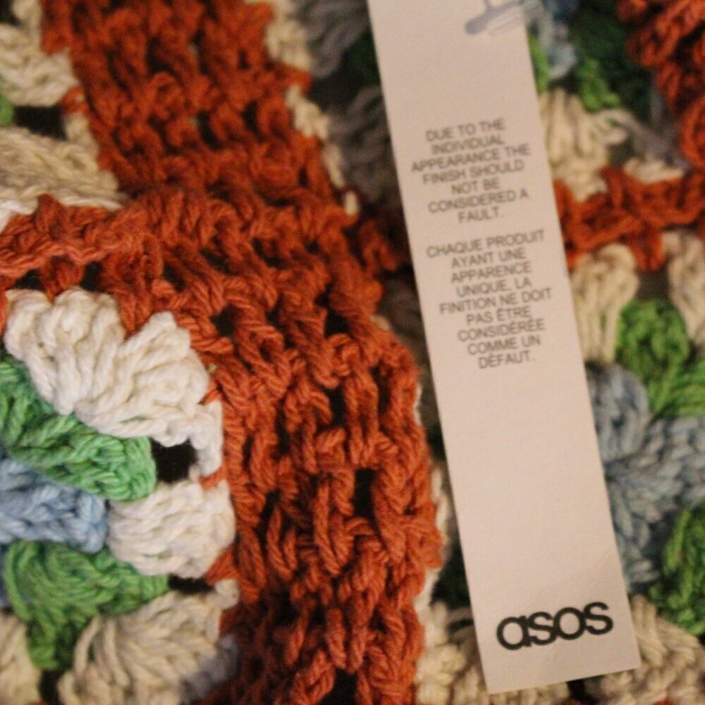 NWT ASOS Design Crochet lace up tank - Picture 10 of 11
